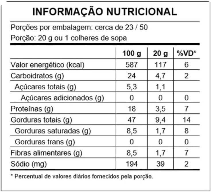Pasta de Amendoim La Ganexa 450g - Sabor Creme de Avelã - Imagem 2