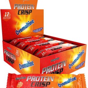 CAIXA (12un.) - Protein Crisp Bar Ovomaltine Integralmedica - 45g un.