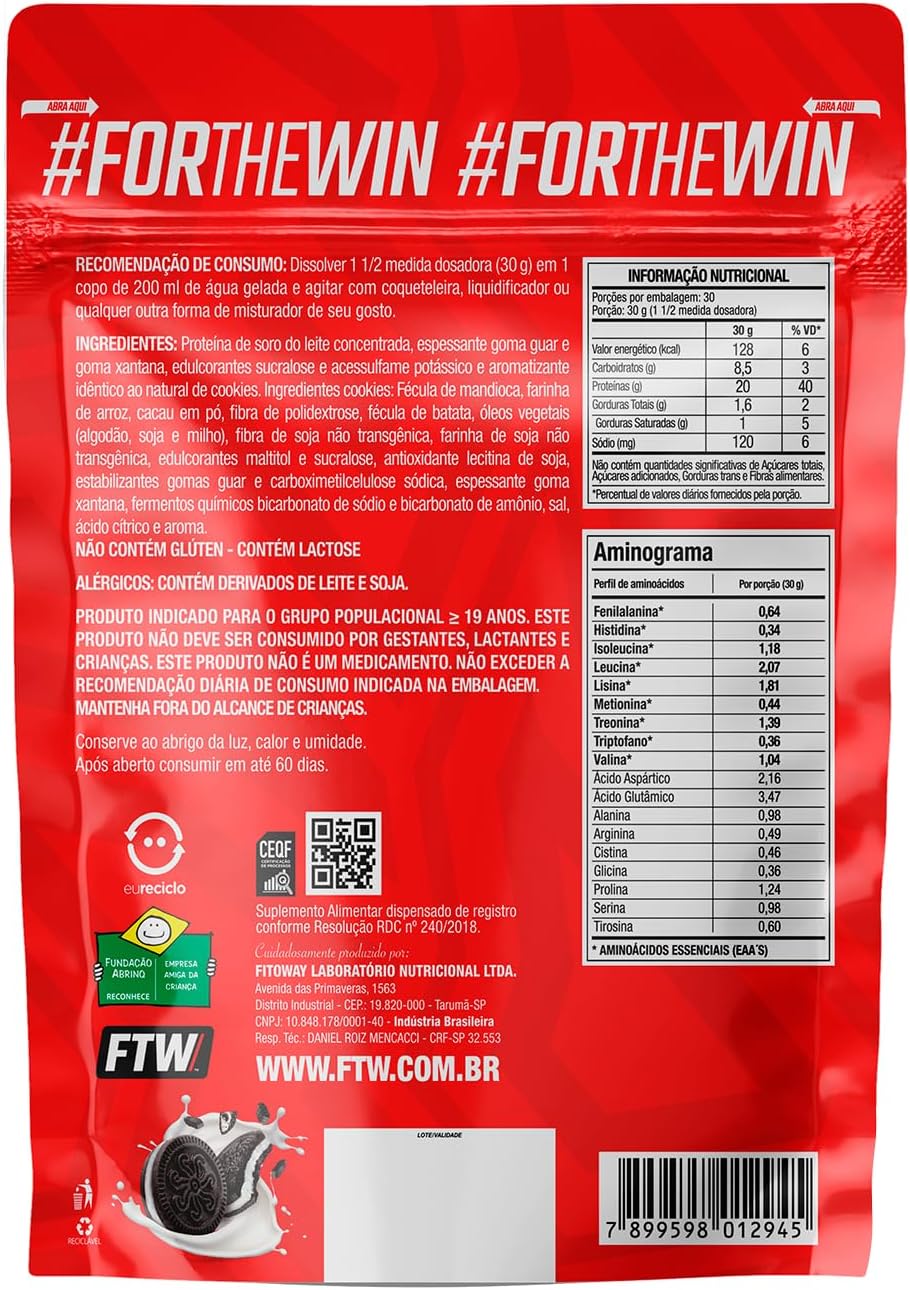 WHEY PROTEIN 100% FTW 900g - Sabor Chocolate REFIL - Imagem 2