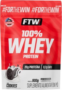 WHEY PROTEIN 100% FTW 900g - Sabor Cookies REFIL