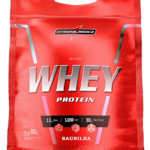 NUTRI WHEY PROTEIN Integralmedica 900g - Sabor Baunilha REFIL