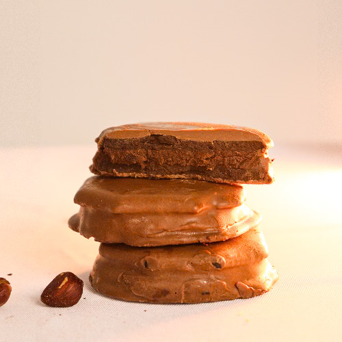 CAIXA (12un.) - La Fajor (La Ganexa) com Whey Protein Sabor Creme de Avelã - 50g un. - Imagem 5
