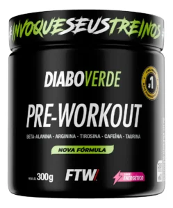 Pré-Treino Diabo Verde FTW 300g - Sabor Energético