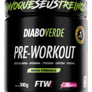 Pré-Treino Diabo Verde FTW 300g - Sabor Energético