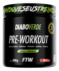 Pré-Treino Diabo Verde FTW 300g - Sabor Frutas Vermelhas