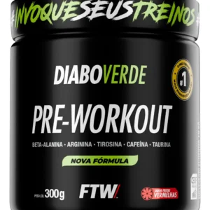 Pré-Treino Diabo Verde FTW 300g - Sabor Frutas Vermelhas