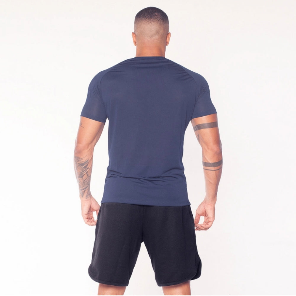 Camiseta Alpha Dry Lobo Geométrico Ocean - Imagem 3