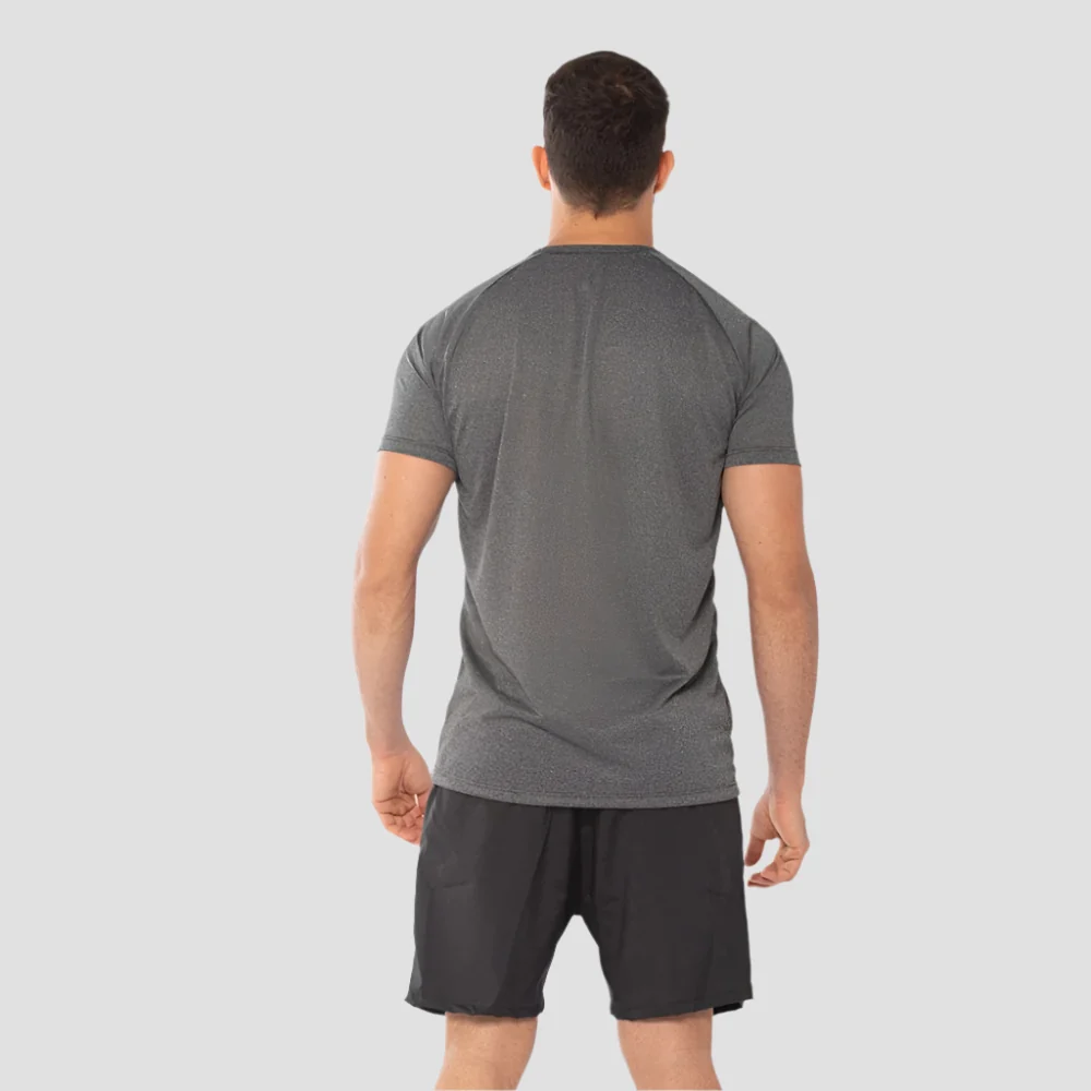 Camiseta Alpha Dry Fit Fluid Move Chumbo - Imagem 3