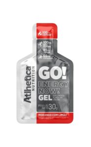 Gel Energético GO! Energy Now! 30g Morango com Limão - Atlhetica Nutrition