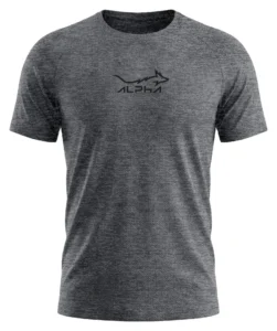Camiseta Alpha Dry Fit Fluid Move Chumbo