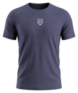 Camiseta Alpha Dry Lobo Geométrico Ocean