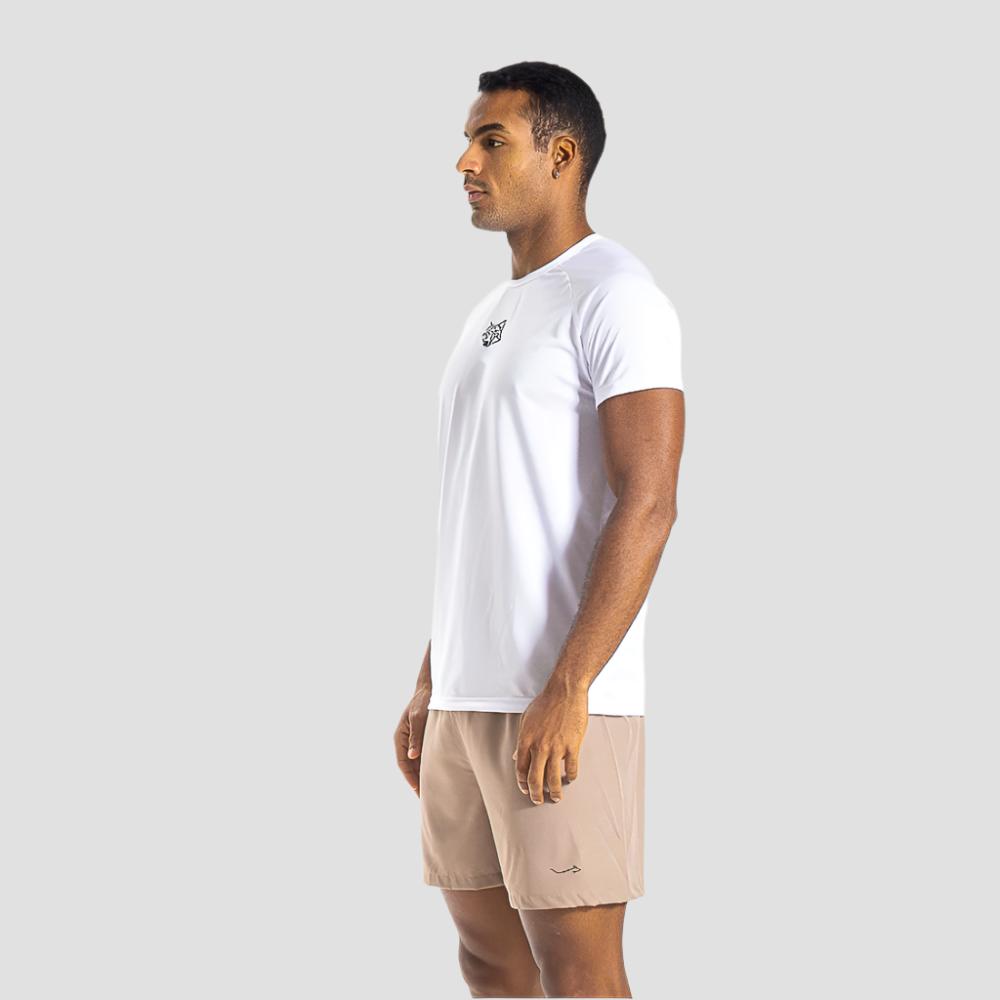 Camiseta Alpha Dry Lobo Geométrico Branco - Imagem 4