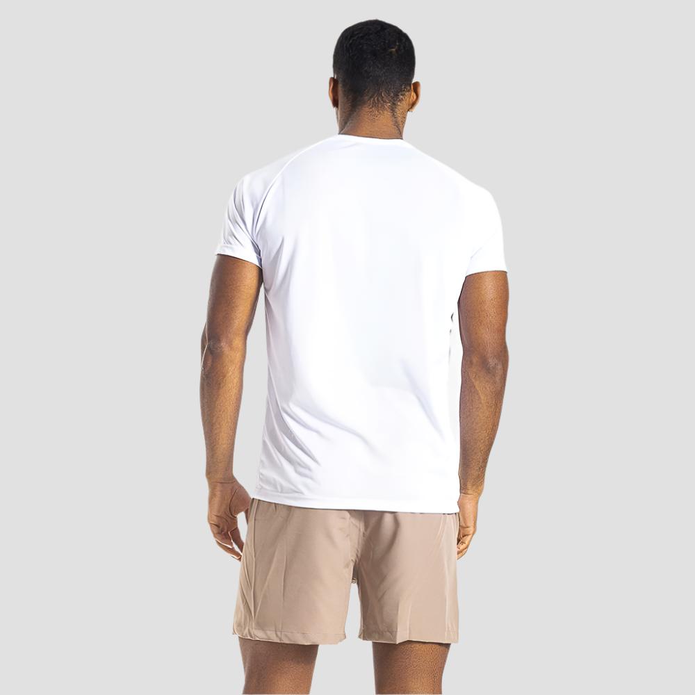 Camiseta Alpha Dry Lobo Geométrico Branco - Imagem 3